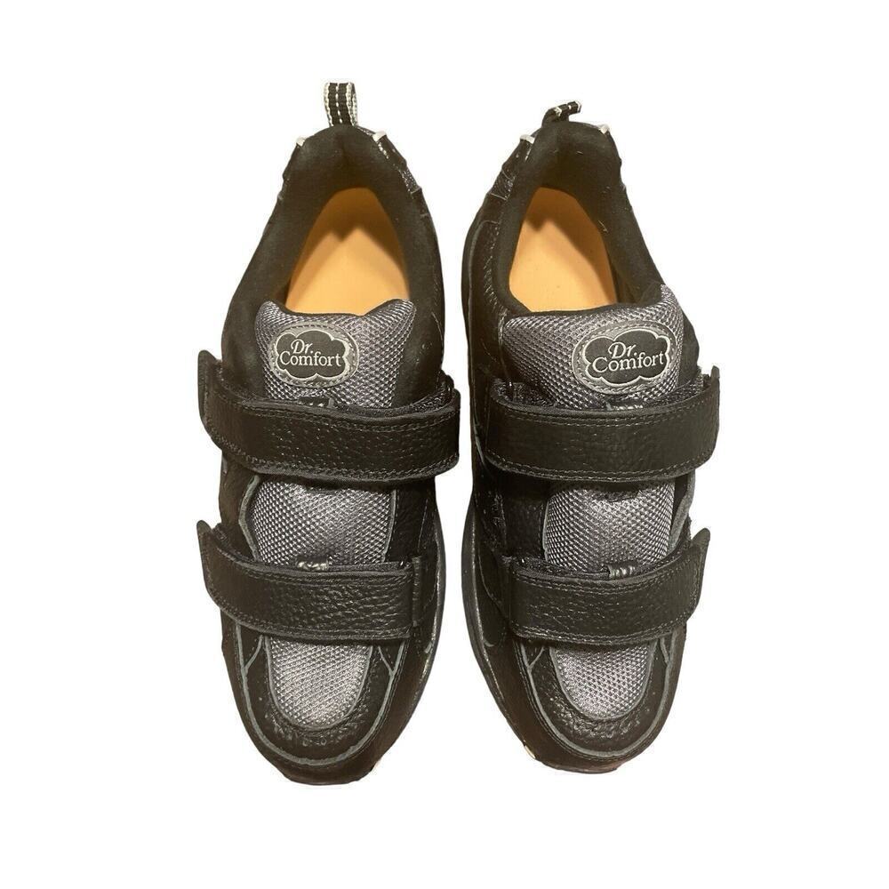 Dr. Comfort Men’s 11M Winner X Depth 7710 Diabetic Hook Loop Leather Shoes